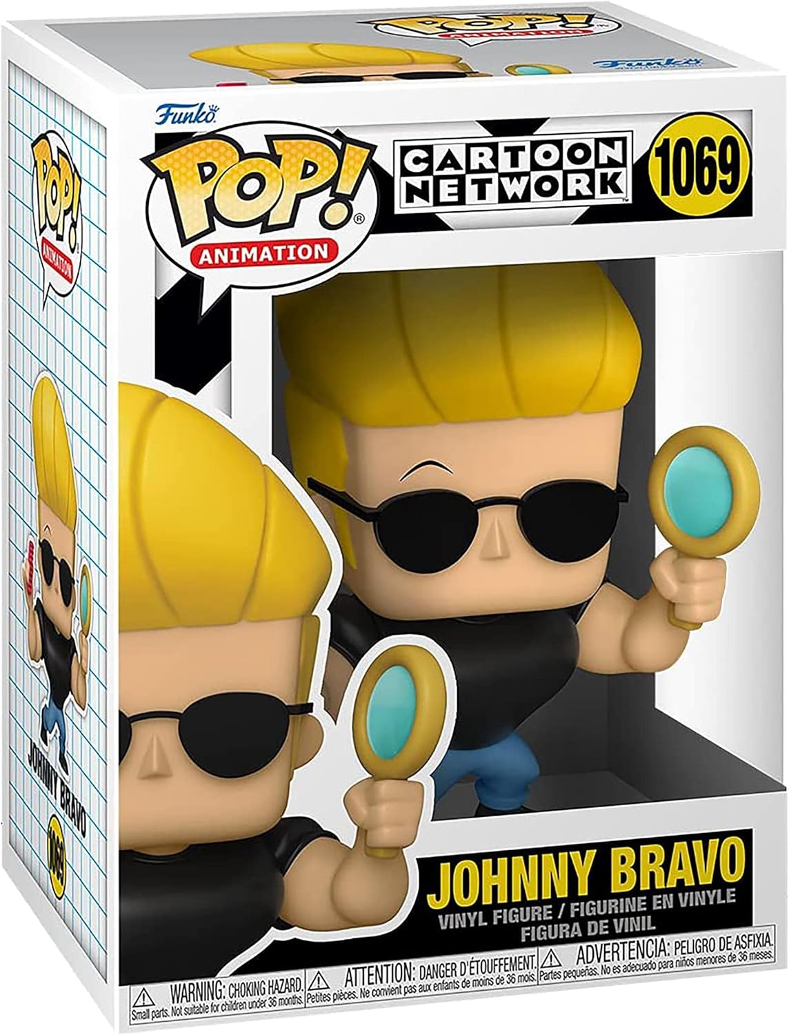 Funko POP Animation: Johnny Bravo - Johnny with Mirror & Comb
